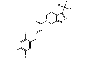 1-Butanone, 1-[5,6-dihydro-3-(trifluoromethyl)-1,2,4-triazolo[4,3-a]pyrazin-7(8H)-yl]-3-[[(1R)-1-phenylethyl]amino]-4-(2,4,5-trifluorophenyl)-, hydrochloride (1:1), (3R)- structure, CAS 1269620-80-5