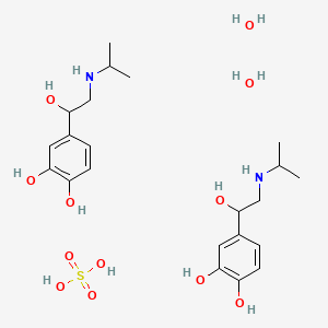 ISOPRENALINE SULFATE structure, CAS 6700-39-6