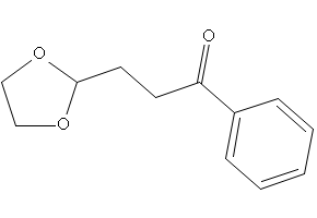 3-(1,3-dioxolan-2-yl)-1-phenylpropan-1-one structure, CAS 54743-42-9