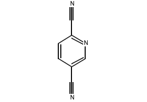 2,5-Pyridinedicarbonitrile(6CI,8CI,9CI) structure, CAS 20730-07-8