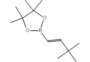 2-[(1E)-3,3-Dimethyl-1-Buten-1-Yl]-4,4,5,5-Tetramethyl-1,3,2-Dioxaborolane structure, CAS 154820-99-2
