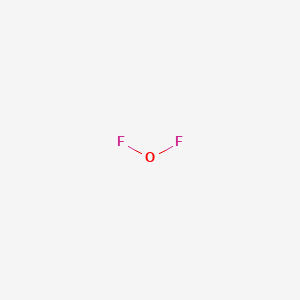 Oxygen difluoride structure, CAS 7783-41-7