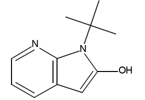 1-(tert-butyl)-1,3-dihydro-2H-pyrrolo[2,3-b]pyridin-2-one structure, CAS 1455358-06-1