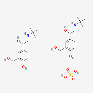 SALBUTAMOL HEMISULFATE structure, CAS 36519-31-0
