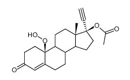 10β-Hydroperoxy Norethindrone Acetate structure, CAS 13236-11-8