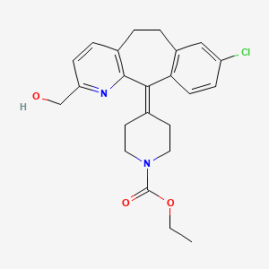 2-Hydroxymethyl Loratadine structure, CAS 609806-39-5