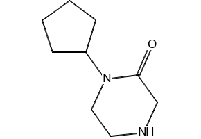 1-CYCLOPENTYL-PIPERAZIN-2-ONE structure, CAS 59702-17-9