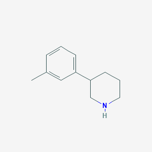 3-(3-methylphenyl)piperidine(SALTDATA: HCl) structure, CAS 343856-70-2