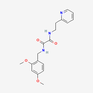 N1-(2,4-DIMETHOXYBENZYL)-N2-(2-PYRIDIN-2-YL)ETHYL)OXALAMIDE structure, CAS 745047-53-4