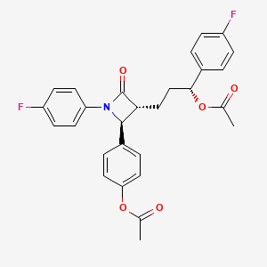 Ezetimibe Diacetate structure, CAS 163380-20-9