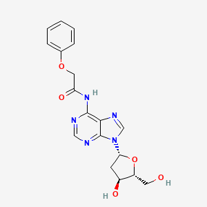 N6-PHEAC-DEOXYADENOSINE structure, CAS 110522-74-2