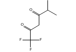 1,1,1-TRIFLUORO-5-METHYL-2,4-HEXANEDIONE structure, CAS 30984-28-2