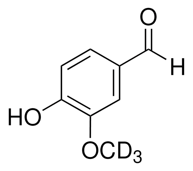 4-HYDROXY-3-METHOXYBENZALDEHYDE-D3 structure, CAS 74495-74-2