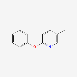 5-Methyl-2-phenoxypyridine structure, CAS 51933-81-4