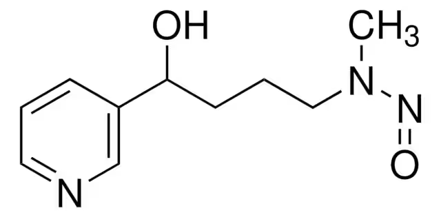 4-(methylnitrosamino)-4-(3-pyridyl)butanal structure, CAS 64091-90-3