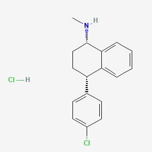3-Dechloro Sertraline Hydrochloride structure, CAS 79646-00-7