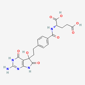Pemetrexed Impurity 19 structure, CAS 1644286-36-1