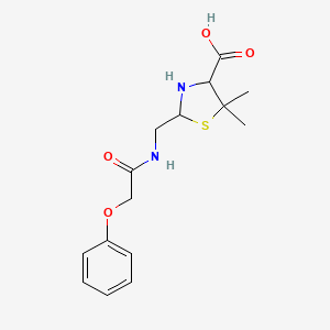 PHENOXYMETHYLPENILLOIC ACID structure, CAS 4847-29-4