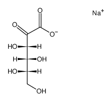 Natrium-2-keto-L-gulonat, Monohydrat structure, CAS 43169-46-6