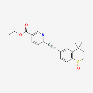 Tazarotene Sulfoxide structure, CAS 864841-56-5