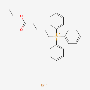 (4-ETHOXYCARBONYLBUTYL)TRIPHENYLPHOSPHONIUM BROMIDE structure, CAS 54110-96-2