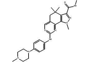 PHA-848125 structure, CAS 802539-81-7