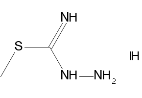 S-METHYL ISOTHIOSEMICARBAZIDE HYDROIODIDE structure, CAS 35600-34-1
