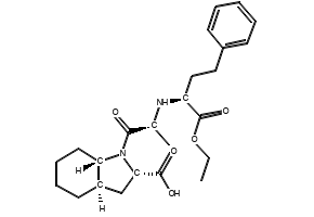 (2R,3aS,7aR)-1-[(2S)-2-[[(1S)-1-(Ethoxycarbonyl)-3-phenylpropyl]aMino]-1-oxopropyl]octahydro-1H-indole-2-carboxylic Acid structure, CAS 852921-57-4