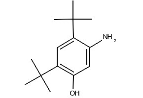 5-Amino-2,4-ditert-butylphenol HCL structure, CAS 1777786-05-6