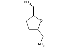 2,5-Bis(aminomethyl)tetrahydrofuran structure, CAS 66918-21-6