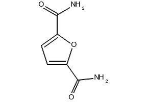 2,5-Furandicarboxamide(9CI) structure, CAS 124052-68-2
