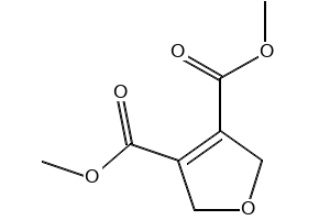 Tetrahydro-2,5-furandicarboxylic acid dimethyl ester structure, CAS 10260-41-0