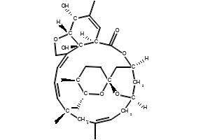 MILBEMECTIN A4 structure, CAS 51596-11-3