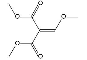 DIMETHYL METHOXYMETHYLENEMALONATE structure, CAS 22398-14-7