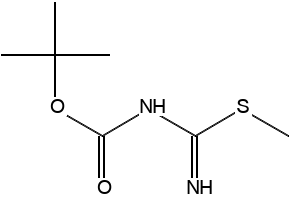 Carbamic acid, [imino(methylthio)methyl]-, 1,1-dimethylethyl ester (9CI) structure, CAS 173998-77-1