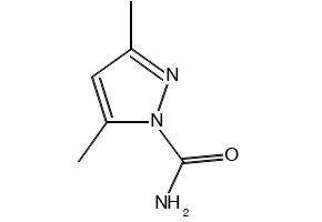 1H-Pyrazole-1-carboxamide, 3,4-dimethyl- structure, CAS 15754-93-5