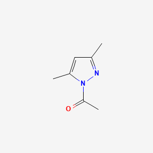 1-(3,5-DiMethyl-pyrazol-1-yl)-ethanone structure, CAS 10199-63-0
