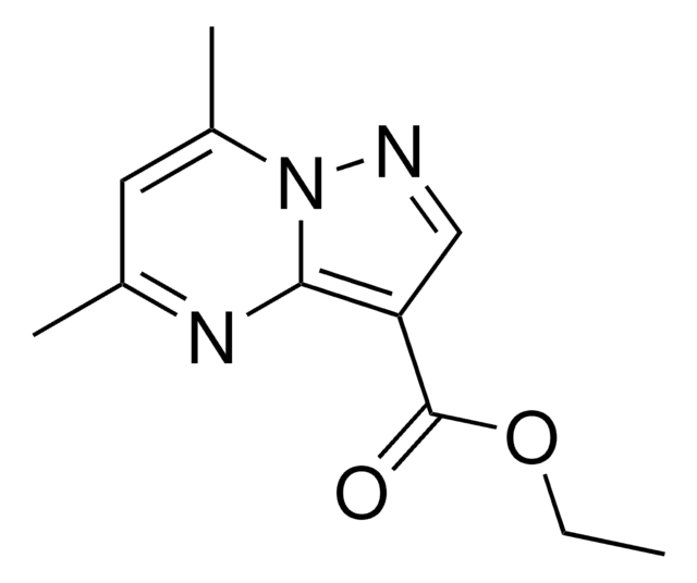 ethyl 5,7-dimethylpyrazolo[1,5-a]pyrimidine-3-carboxylate structure, CAS 52664-01-4