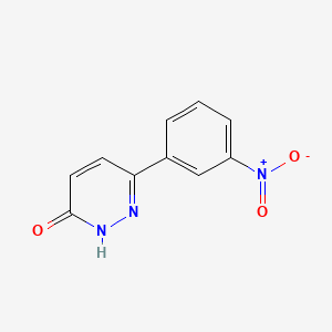 6-(3-NITROPHENYL)-3(2H)-PYRIDAZINONE structure, CAS 54558-01-9