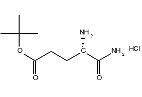 H-GLU(OTBU)-NH2 HCL structure, CAS 108607-02-9