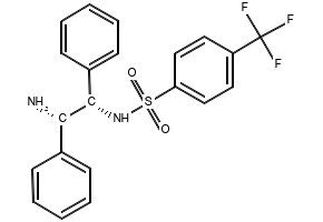 N-[(1S,2S)-2-aMino-1,2-diphenylethyl]-4-(trifluoroMethyl)-BenzenesulfonaMide structure, CAS 410096-73-0