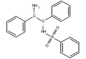 N-[(1S,2S)-2-aMino-1,2-diphenylethyl]-BenzenesulfonaMide structure, CAS 300345-91-9