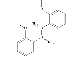 (1R,2R)-1,2-Bis(2-methoxyphenyl)ethane-1,2-diamine structure, CAS 758691-50-8