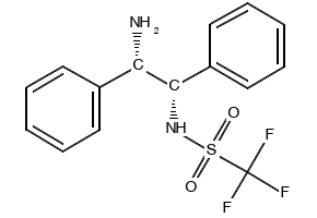 N-[(1S,2S)-2-aMino-1,2-diphenylethyl]-1,1,1-trifluoro-MethanesulfonaMide structure, CAS 167316-28-1