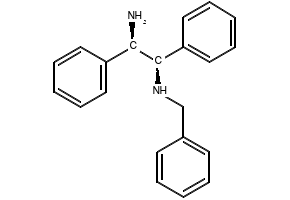 (1R,2R)- 1,2-diphenyl-N-(phenylMethyl)-1,2-EthanediaMine structure, CAS 324047-70-3