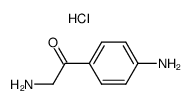 Ethanone, 2-amino-1-(4-aminophenyl)-, monohydrochloride structure, CAS 141869-92-3