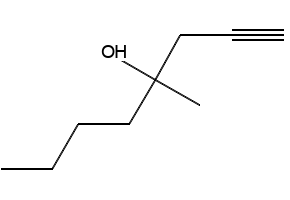 4-METHYLOCTIN-4-OL structure, CAS 22128-43-4