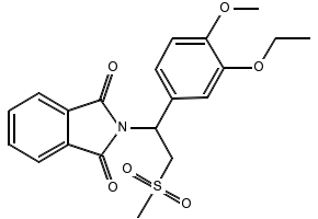 (S)-2-(1-(3-ethoxy-4-methoxyphenyl)-2-(methylsulfonyl)ethyl) isoindoline-1,3-dione structure, CAS 2077897-93-7