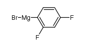 2,4-difluoro phenyl magnesium bromide structure, CAS 144025-04-7