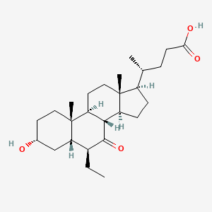 6β-Ethyl-7-keto-obeticholic Acid structure, CAS 915038-25-4